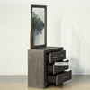 Picture of (FINAL SALE)PHILIPPE Acacia 4 Drawer Dressing Table + Mirror