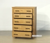 Picture of VINCENT 5 Drawer Tallboy *Solid NZ Pine