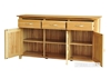 Picture of NEWLAND Solid Oak 3 Drawer Sideboard