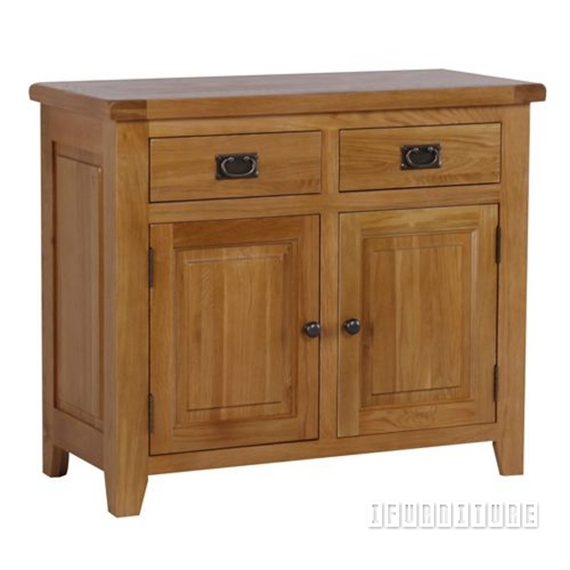 Picture of RIVERLAND Solid OAK 2 Door 2 Drawer Sideboard