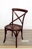 Picture of Cross Back Chair in BROWN Color *Solid Birch