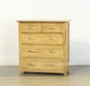 Picture of NEWLAND Solid Oak 2 Over 3 Chest /Tallboy