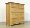 Picture of NEWLAND Solid Oak 2 Over 3 Chest /Tallboy