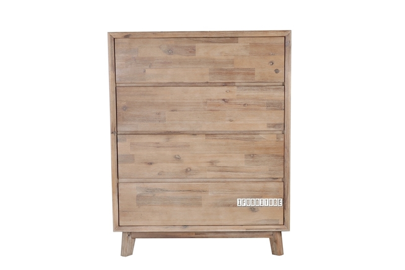 Picture of (FINAL SALE)NEPTUNE Solid Acacia 4draw Tallboy