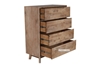 Picture of (FINAL SALE)NEPTUNE Solid Acacia 4draw Tallboy