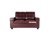 Picture of HONITON Sofa in Burgundy *Air Leather