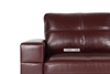 Picture of HONITON Sofa in Burgundy *Air Leather