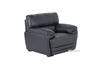 Picture of EALING ARMCHAIR *Genuine Leather Black