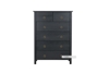 Picture of Metro Solid Pine 6 drawer Tallboy White