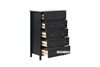 Picture of Metro Solid Pine 6 drawer Tallboy White