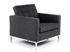 Picture of FLORENCE KNOLL ARMCHAIR Replica *CASHMERE