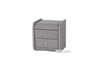 Picture of SHADOW Fabric nightstand *Grey