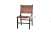 Picture of EUROPA Solid Teak Chair *Genuine Cowhide