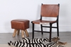 Picture of EUROPA Solid Teak Chair *Genuine Cowhide