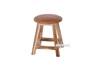 Picture of FUJIYAMA Round Stool *Genuine Cowhide