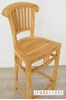 Picture of BALI SOLID TEAK BAR CHAIR MODEL 090