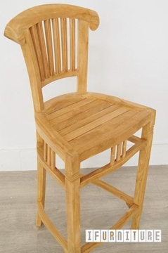 Picture of BALI SOLID TEAK BAR CHAIR MODEL 090