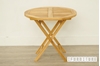 Picture of BALI SOLID TEAK 5PCS ROUND FOLDING  TABLE SET MODEL 122