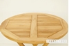 Picture of BALI SOLID TEAK 5PCS ROUND FOLDING  TABLE SET MODEL 122