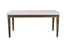 Picture of IMPERIAL 163 DINING TABLE  * REAL MARBLETOP/SOLID WHITE WASH TIMBER