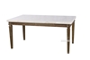 Picture of IMPERIAL 163 DINING TABLE  * REAL MARBLETOP/SOLID WHITE WASH TIMBER