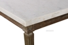 Picture of IMPERIAL 163 DINING TABLE  * REAL MARBLETOP/SOLID WHITE WASH TIMBER