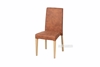 Picture of WEKA DINING CHAIR IN BROWN * STACK-ABLE