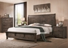 Picture of HEMSWORTH  5PC BEDROOM COMBO IN QUEEN/ KING SIZE *SOLID TIMBER & VENEER IN RICH