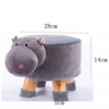 Picture of PLUSH ANIMAL FOOT STOOL - HIPPO