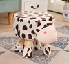 Picture of PLUSH ANIMAL FOOT STOOL -COW