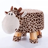 Picture of PLUSH ANIMAL FOOT STOOL - GIRAFFE