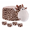 Picture of PLUSH ANIMAL FOOT STOOL - GIRAFFE