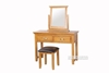 Picture of (FINAL SALE)NOTTINGHAM 2DRW DRESSING TABLE + MIRROR *SOLID OAK