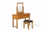 Picture of (FINAL SALE)NOTTINGHAM 2DRW DRESSING TABLE + MIRROR *SOLID OAK