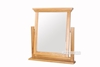 Picture of (FINAL SALE)NOTTINGHAM 2DRW DRESSING TABLE + MIRROR *SOLID OAK