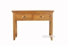 Picture of (FINAL SALE)NOTTINGHAM 2DRW DRESSING TABLE + MIRROR *SOLID OAK