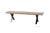 Picture of GALLOP 180 DINING BENCH *LIVE EDGE* DARK