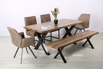 Picture of GALLOP 180 DINING SET *LIVE EDGE