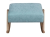 Picture of PUDDLE ROCKING CHAIR WITH STOOL* BLUE