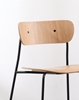 Picture of CRISP BENT WOOD CHAIR WITH ARMS *NATURAL