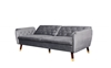 Picture of ARTHUR 3 SEATER SOFA BED *GREY VELVET