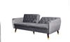 Picture of ARTHUR 3 SEATER SOFA BED *GREY VELVET