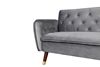 Picture of ARTHUR 3 SEATER SOFA BED *GREY VELVET