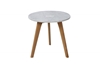 Picture of COPENHAGEN D40 ROUND MARBLE SIDE TABLE *SOLID OAK