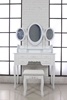 Picture of Otega DRESSING TABLE & STOOL * WHITE