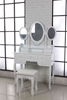 Picture of Otega DRESSING TABLE & STOOL * WHITE