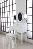 Picture of Otega DRESSING TABLE & STOOL * WHITE