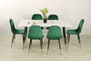 Picture of BIJOK 63" 7PC DINING SET *WHITE MARBLE FINISHING