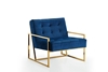 Picture of THEO LOUNGE CHAIR * BLUE VELET