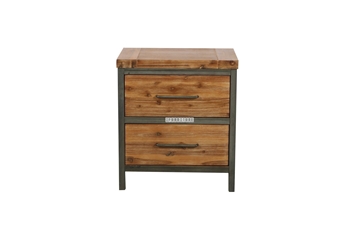 Picture of KANSAS 2DRW BEDSIDE TABLE *ACACIA WOOD